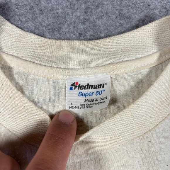 Vintage 1989 World Series Battle of the Bay Giants vs Athletics Shirt Mens L - Picture 3 of 8